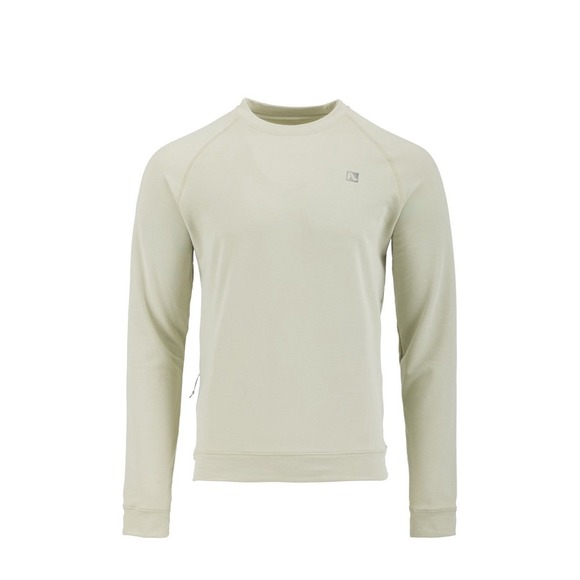 NEW Flylow Donner Crew Men's Shirt Men's Size Large Mist Heather Sweatshirt $125 - Picture 1 of 8